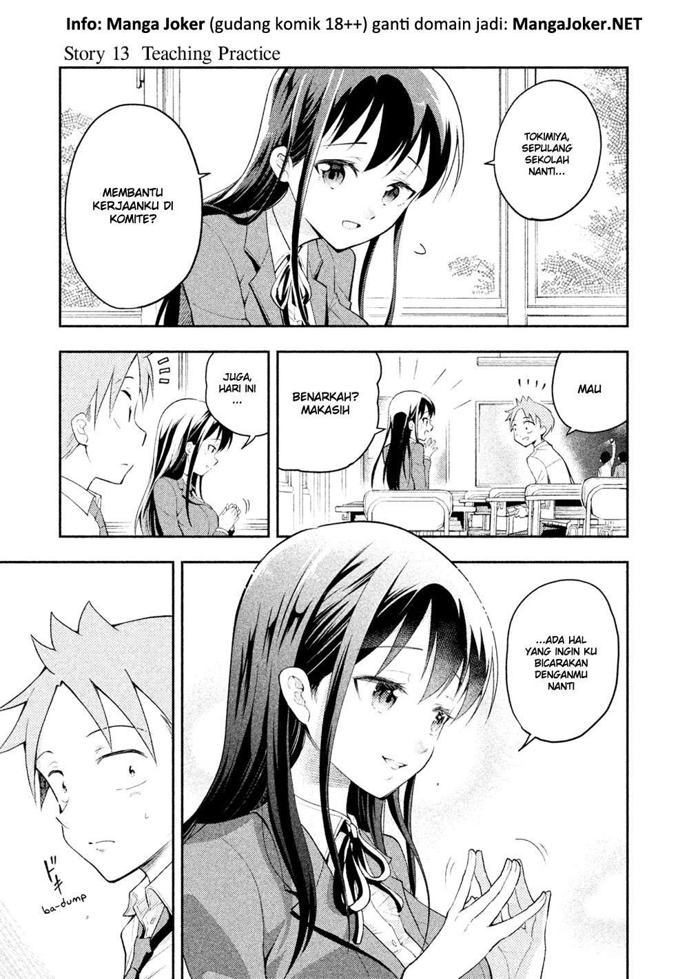 Saeki-san wa Nemutteru Bab 13 halaman 4