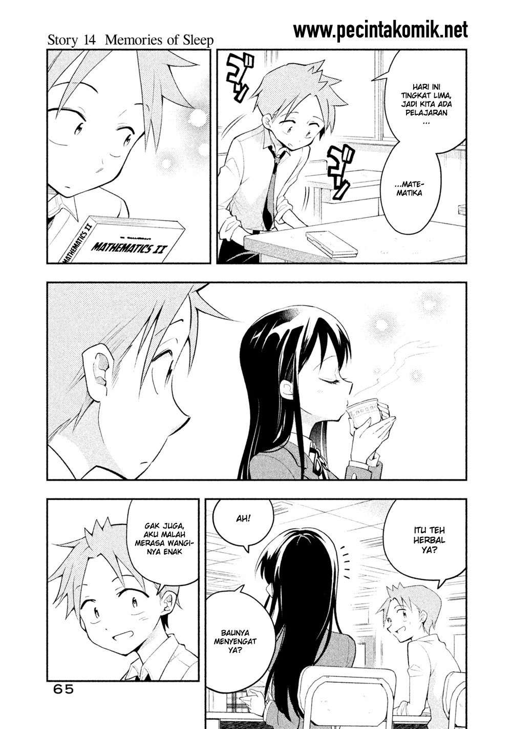 Saeki-san wa Nemutteru chapter 14 halaman 1