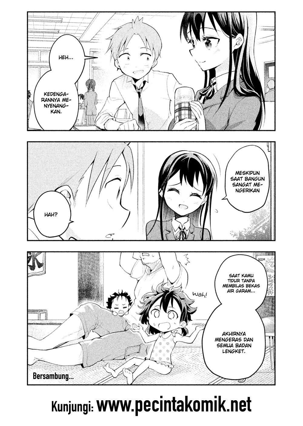 Saeki-san wa Nemutteru chapter 14 halaman 17