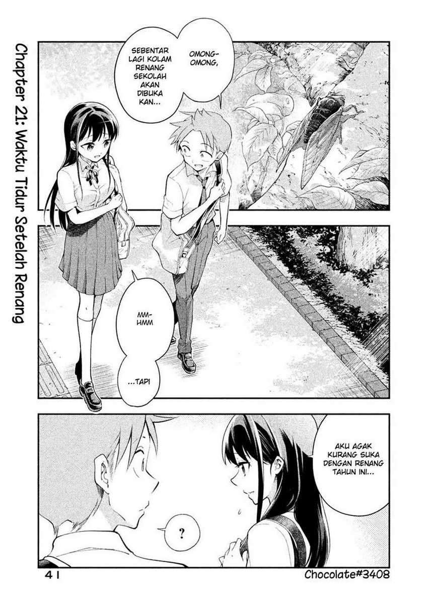 Saeki-san wa Nemutteru Bab 21 halaman 1