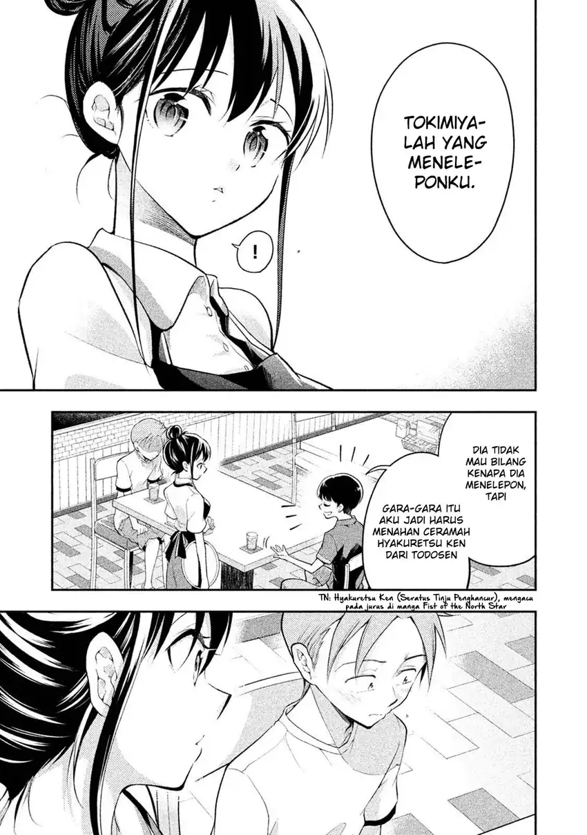 Saeki-san wa Nemutteru chapter 24.2 halaman 9