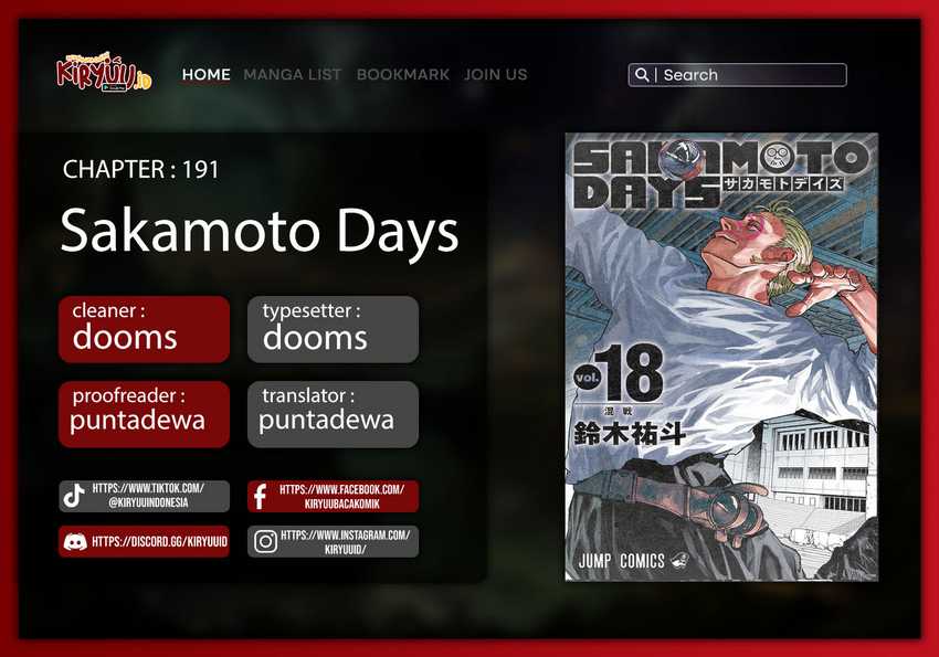 Sakamoto Days chapter 191 halaman 1