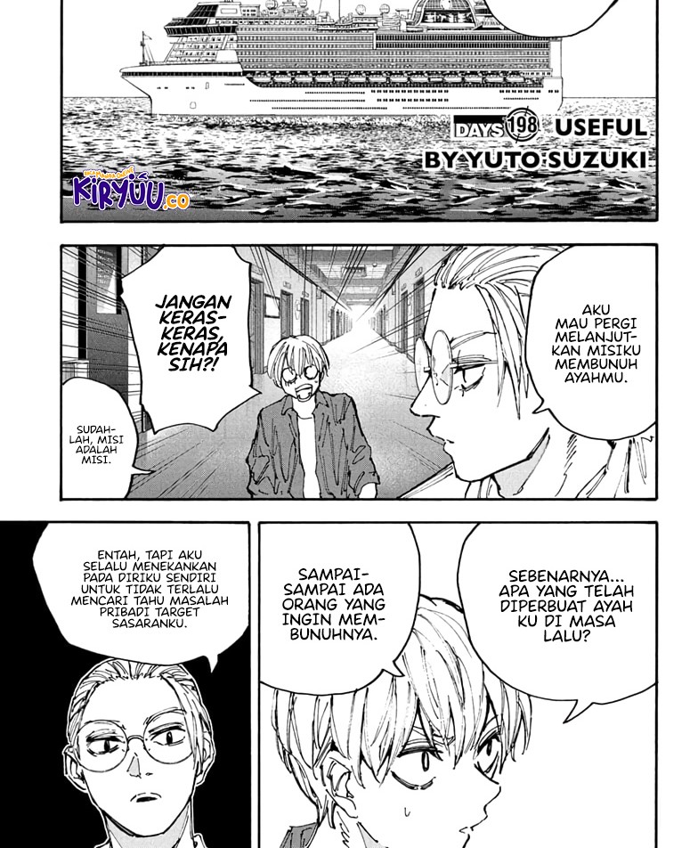 Sakamoto Days Bab 198 halaman 3