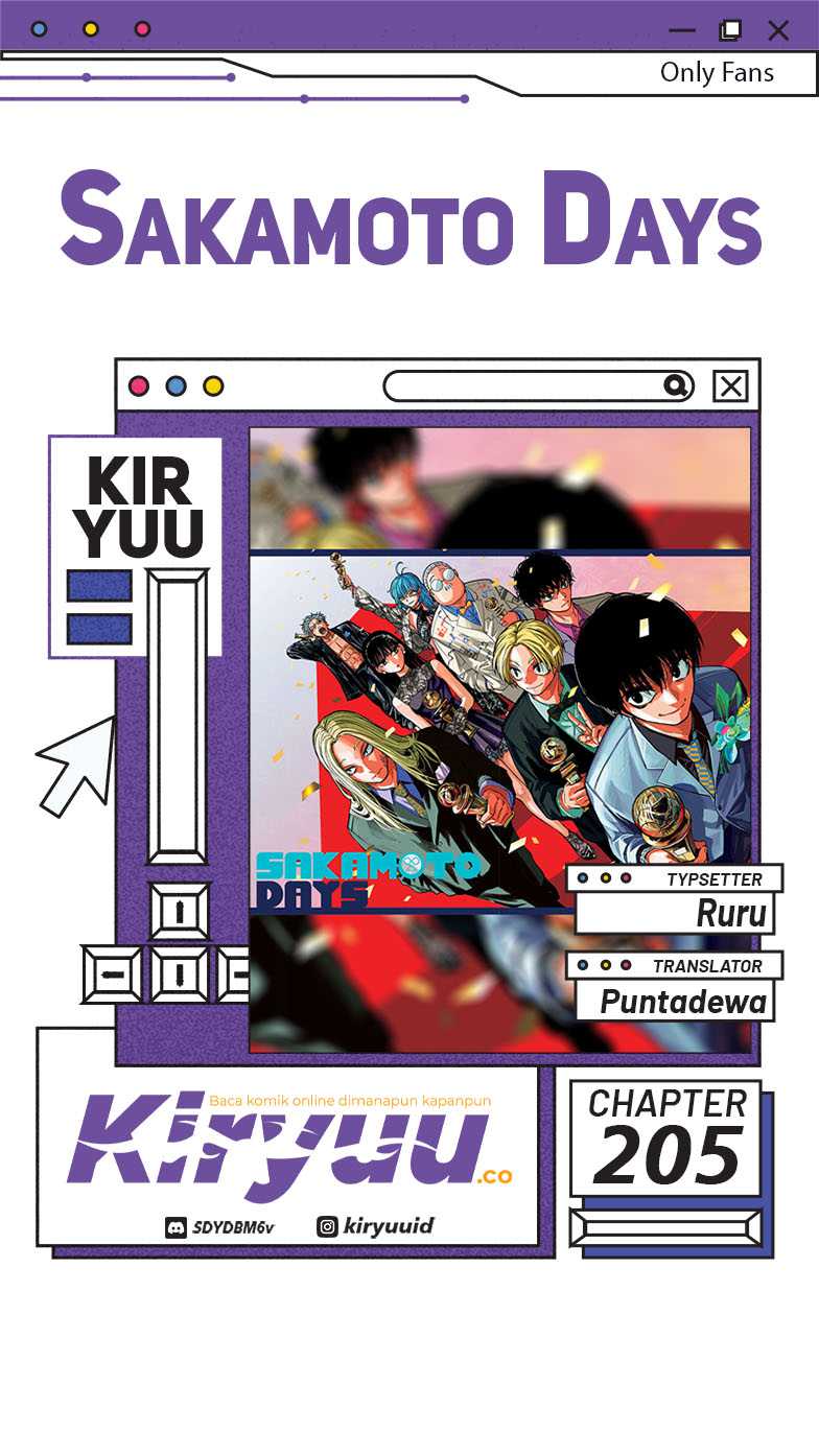 Sakamoto Days chapter 205 halaman 1