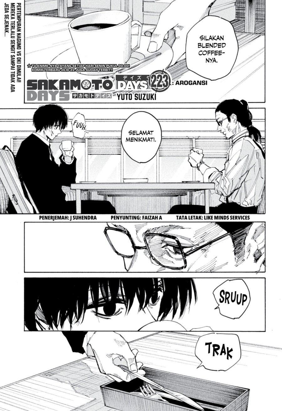 Sakamoto Days chapter 223 halaman 1