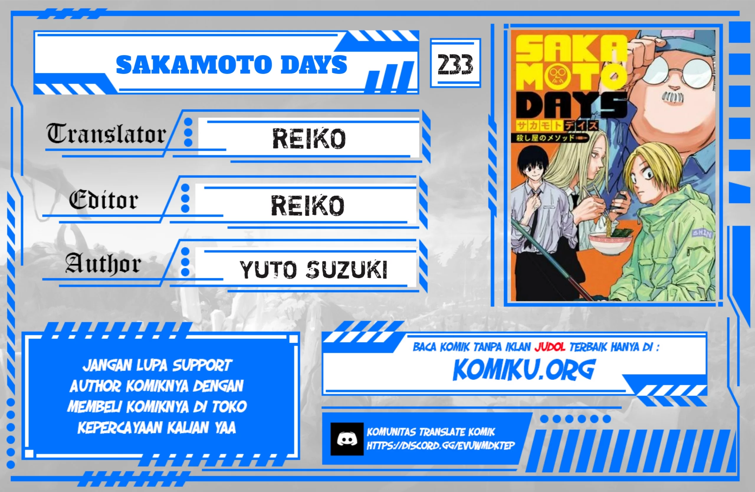 Sakamoto Days chapter 233 halaman 1