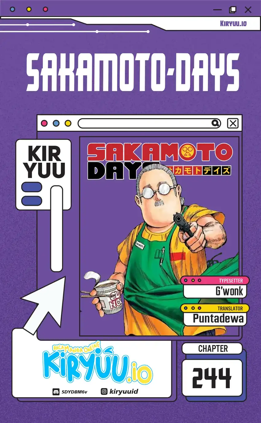 Sakamoto Days chapter 244 halaman 1