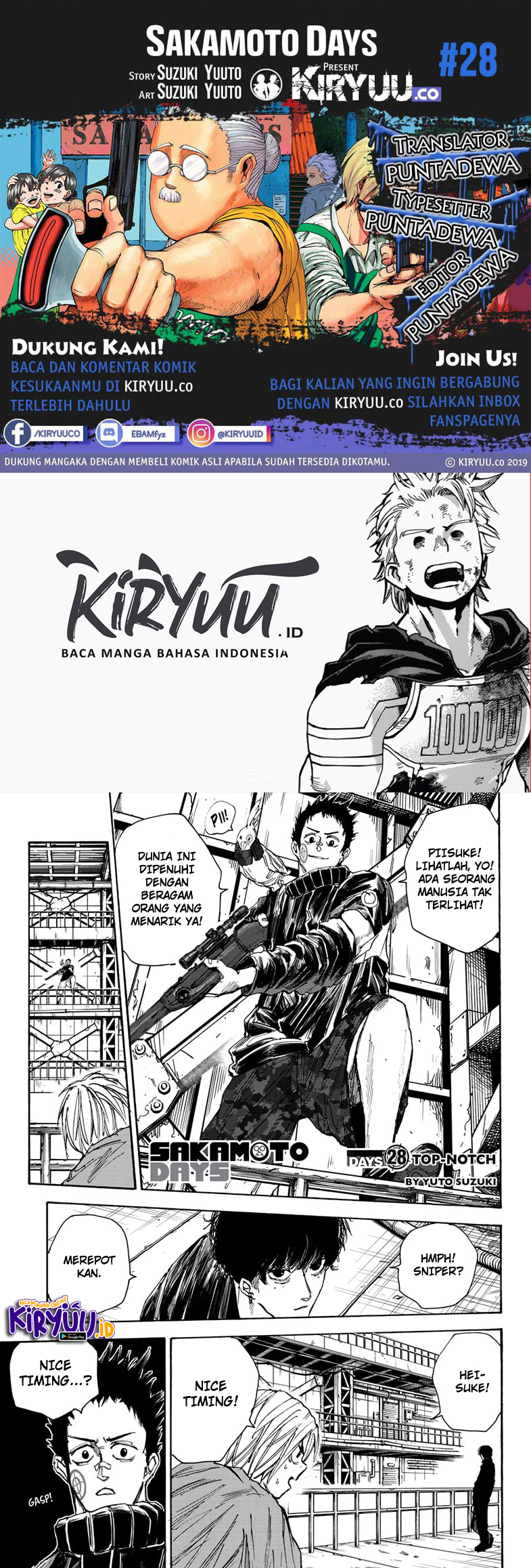 Sakamoto Days chapter 28 halaman 1