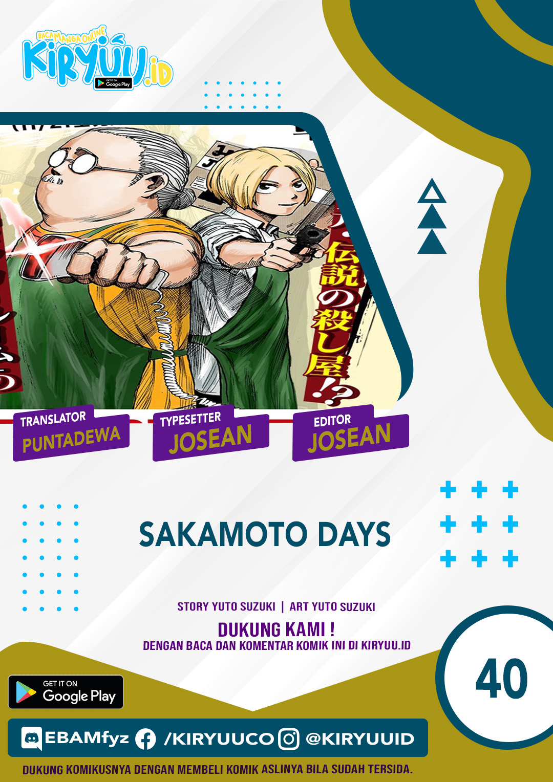 Sakamoto Days Bab 40 halaman 1