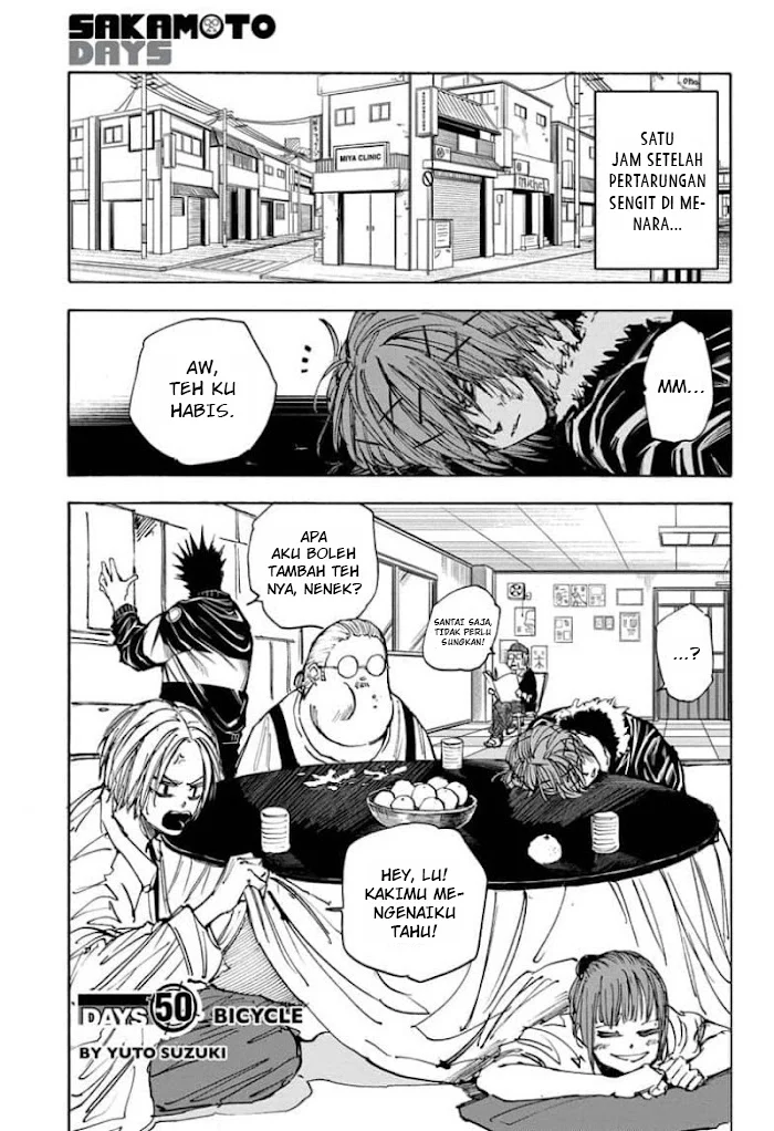 Sakamoto Days chapter 50 halaman 2
