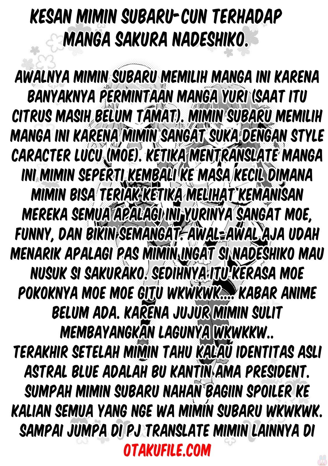 Sakura Nadeshiko chapter 21 halaman 26