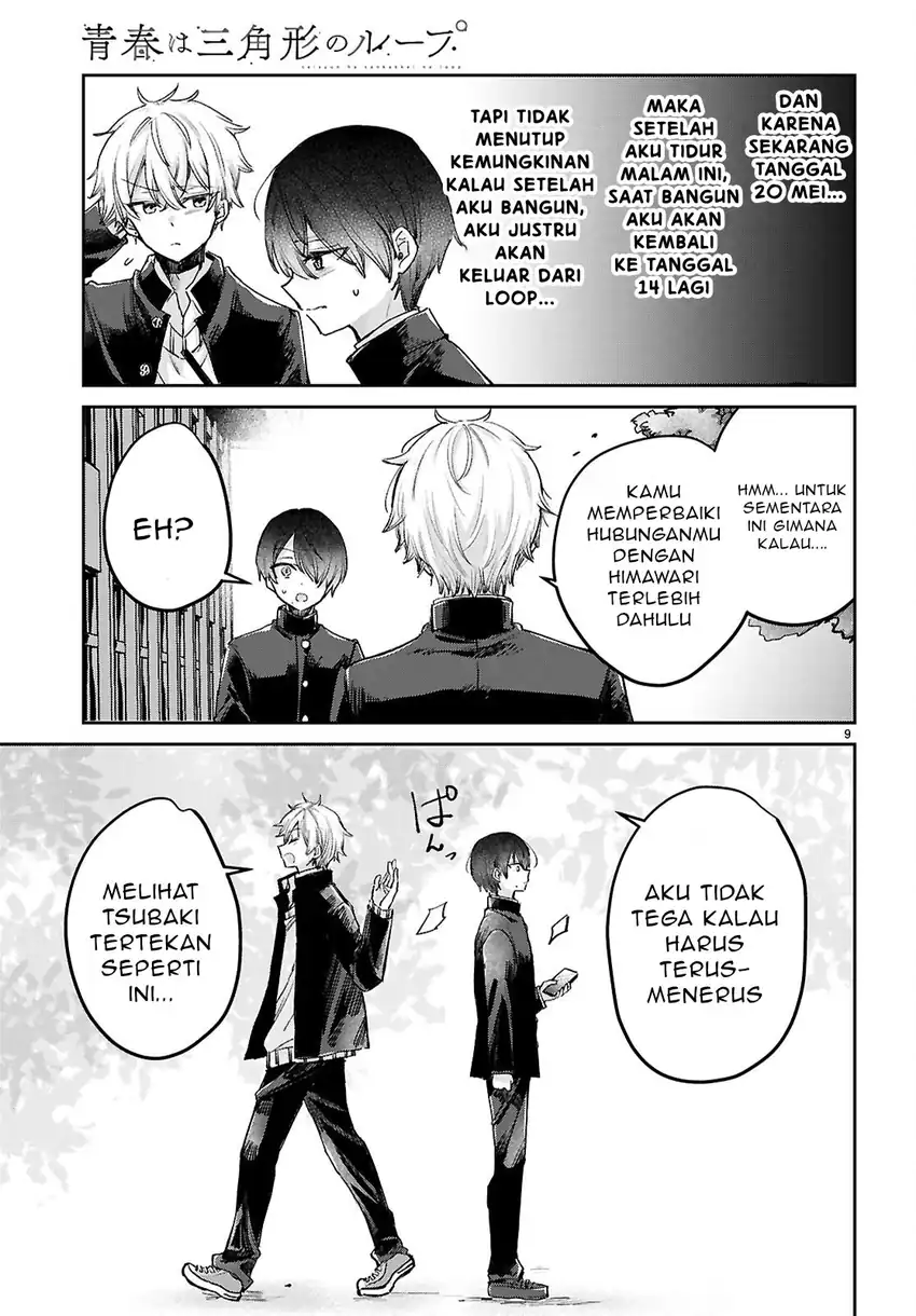 Seishun wa Sankakkei no Loop Bab 10 halaman 10