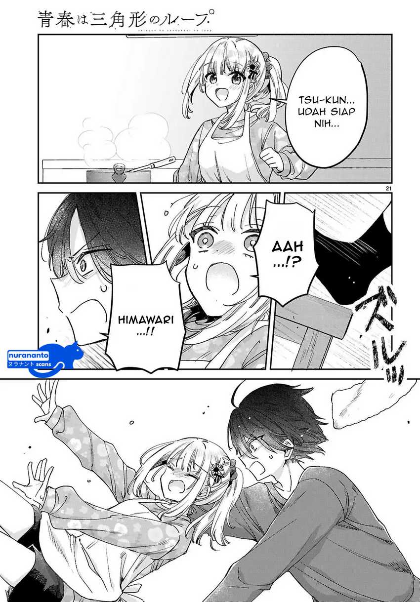 Seishun wa Sankakkei no Loop chapter 4 halaman 22