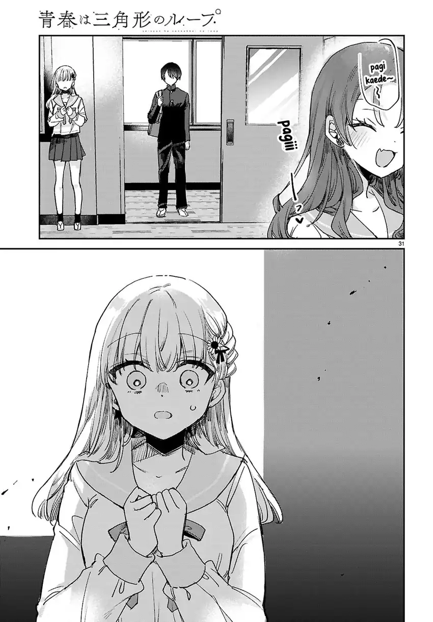 Seishun wa Sankakkei no Loop Bab 9 halaman 32