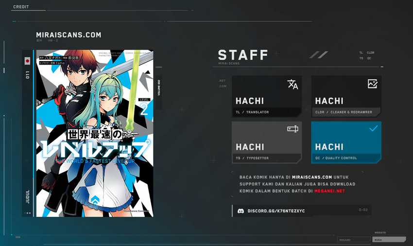 Sekai Saisoku no Level Up! Bab 11 halaman 1