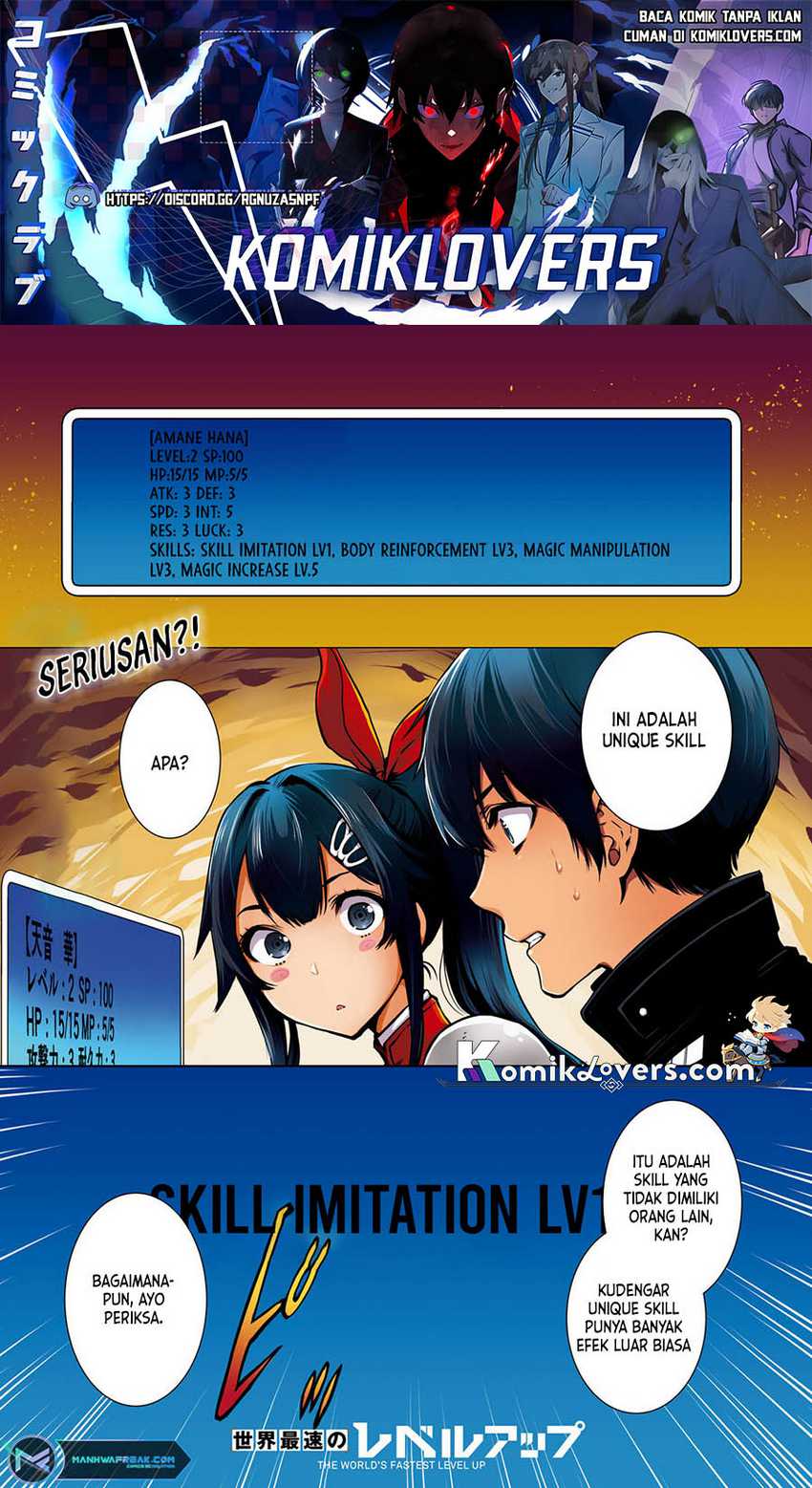 Sekai Saisoku no Level Up! Bab 19 halaman 2