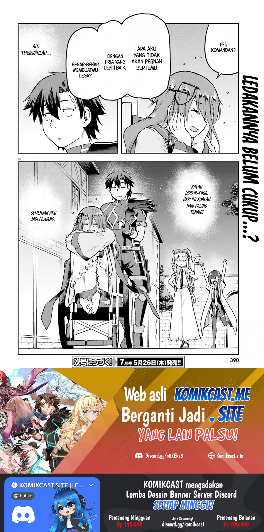 Sentouin, Hakenshimasu! chapter 45 halaman 39