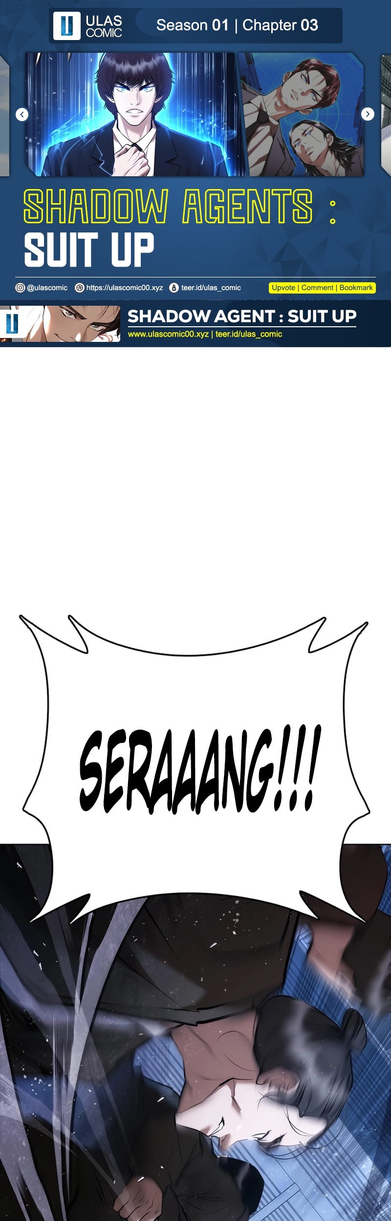 Shadow Agents: Suit Up Bab 3 halaman 1