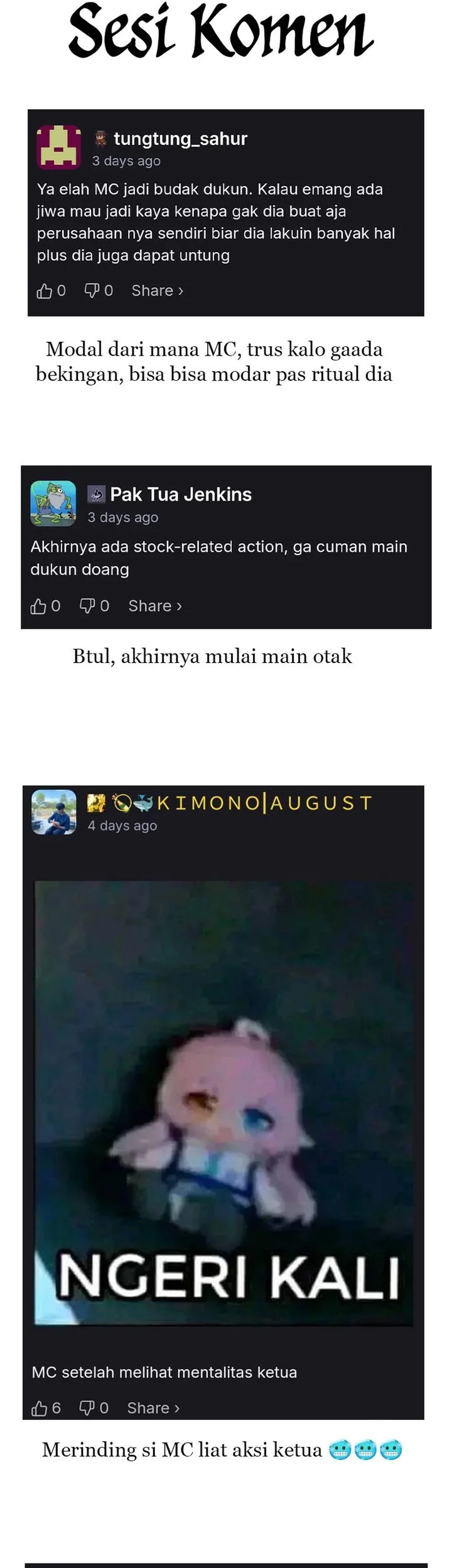 Shamoneyism Bab 20 halaman 88