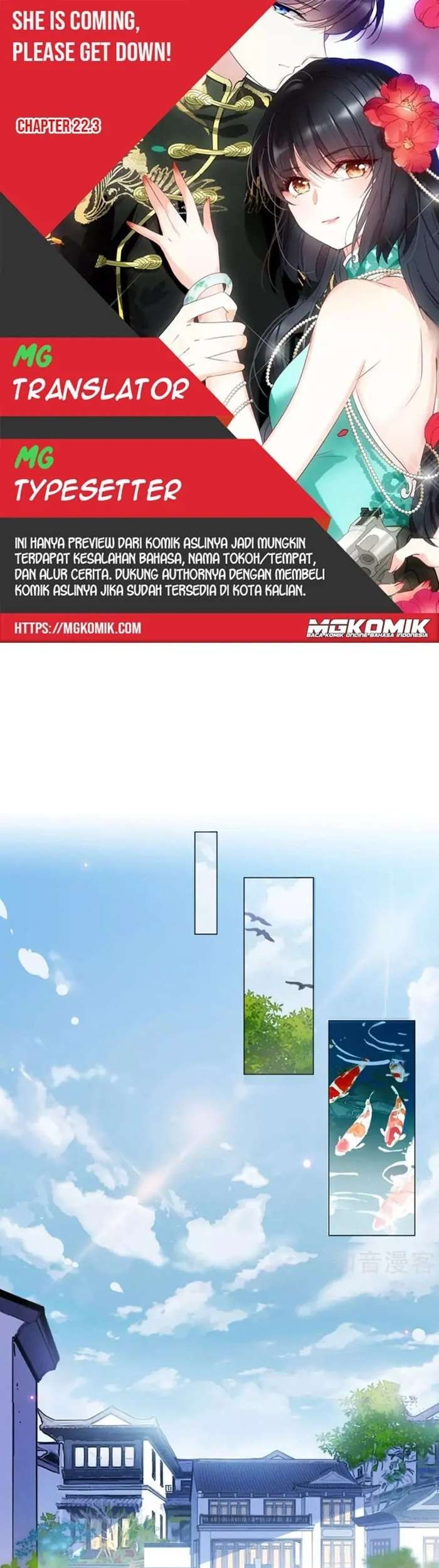 She Is Coming, Please Get Down! chapter 22.3 halaman 1
