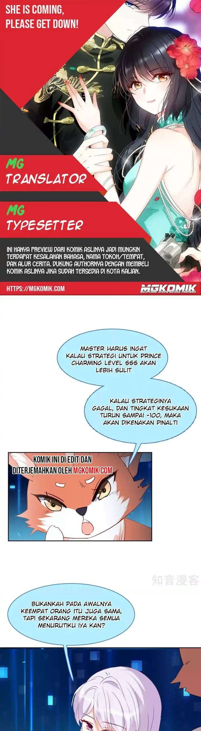 She Is Coming, Please Get Down! chapter 28.3 halaman 1