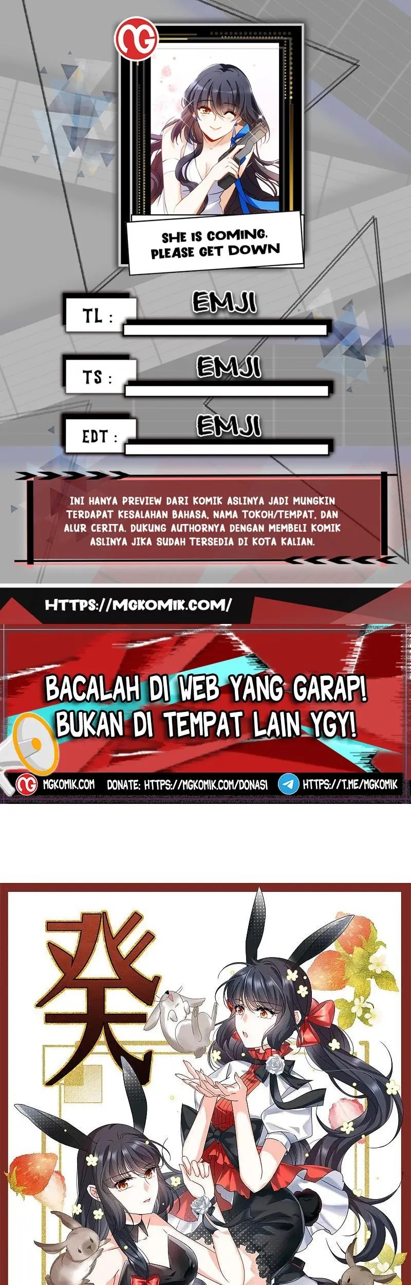 She Is Coming, Please Get Down! chapter 313 halaman 1