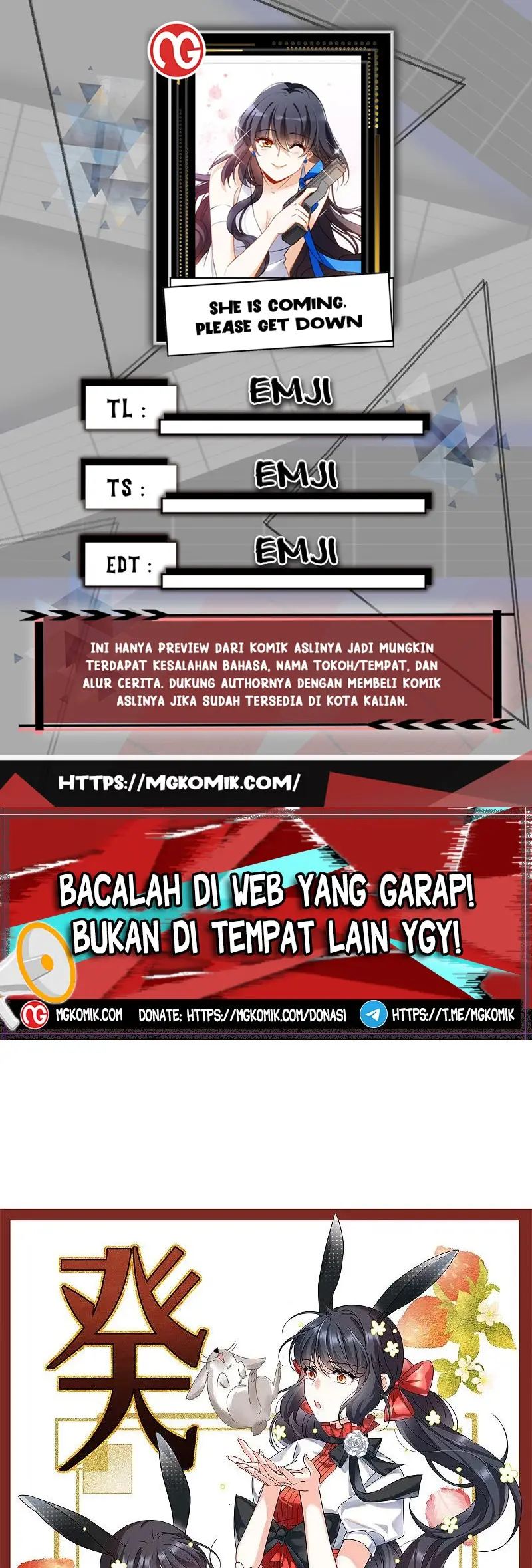 She Is Coming, Please Get Down! chapter 315 halaman 1