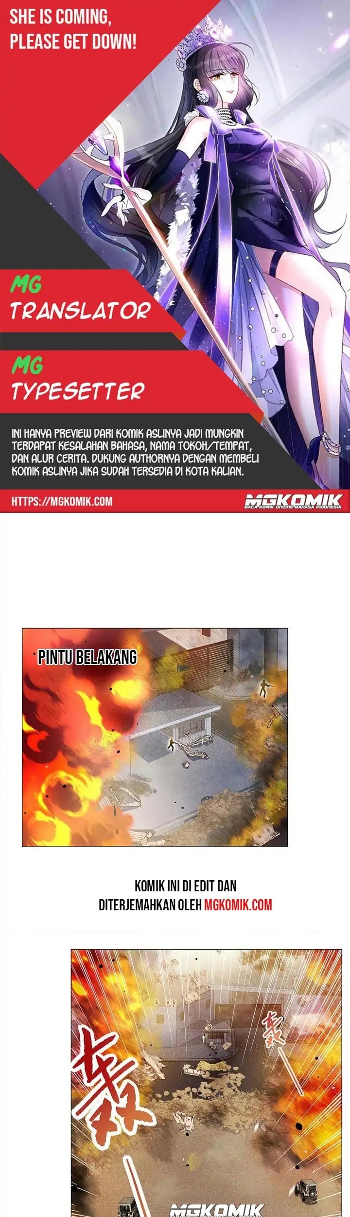 She Is Coming, Please Get Down! chapter 64.1 halaman 1