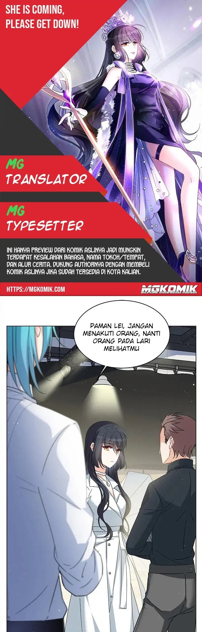 She Is Coming, Please Get Down! chapter 69.1 halaman 1