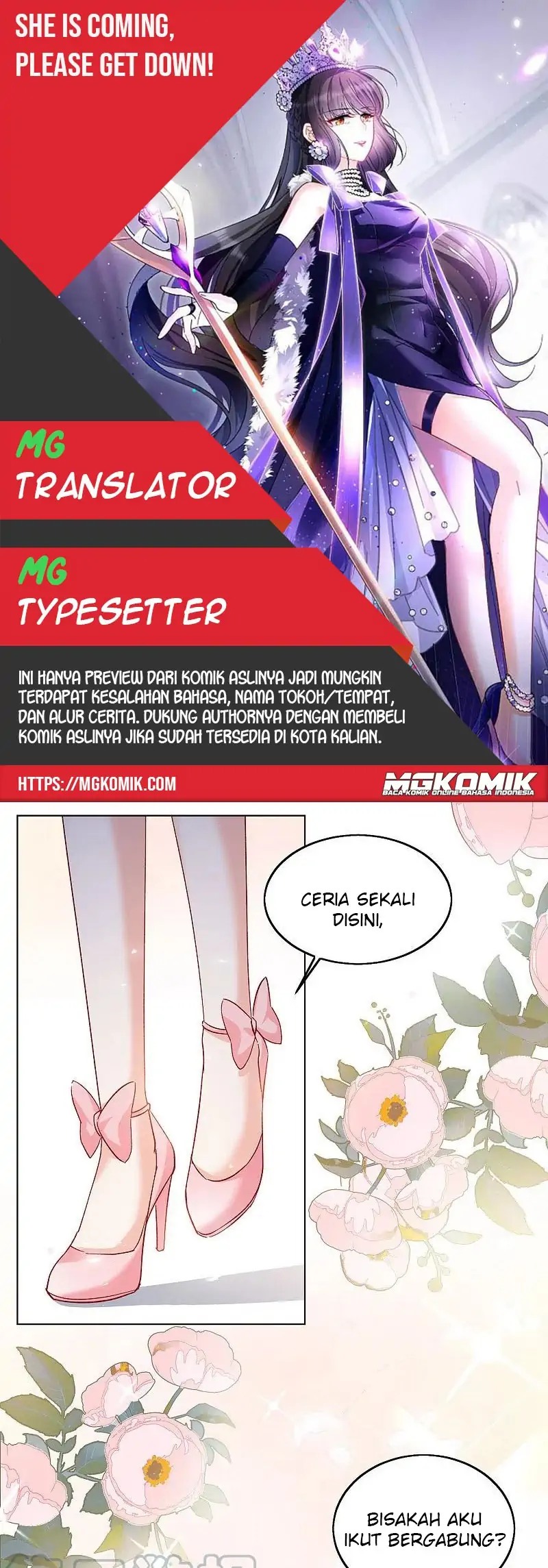 She Is Coming, Please Get Down! chapter 70.1 halaman 1