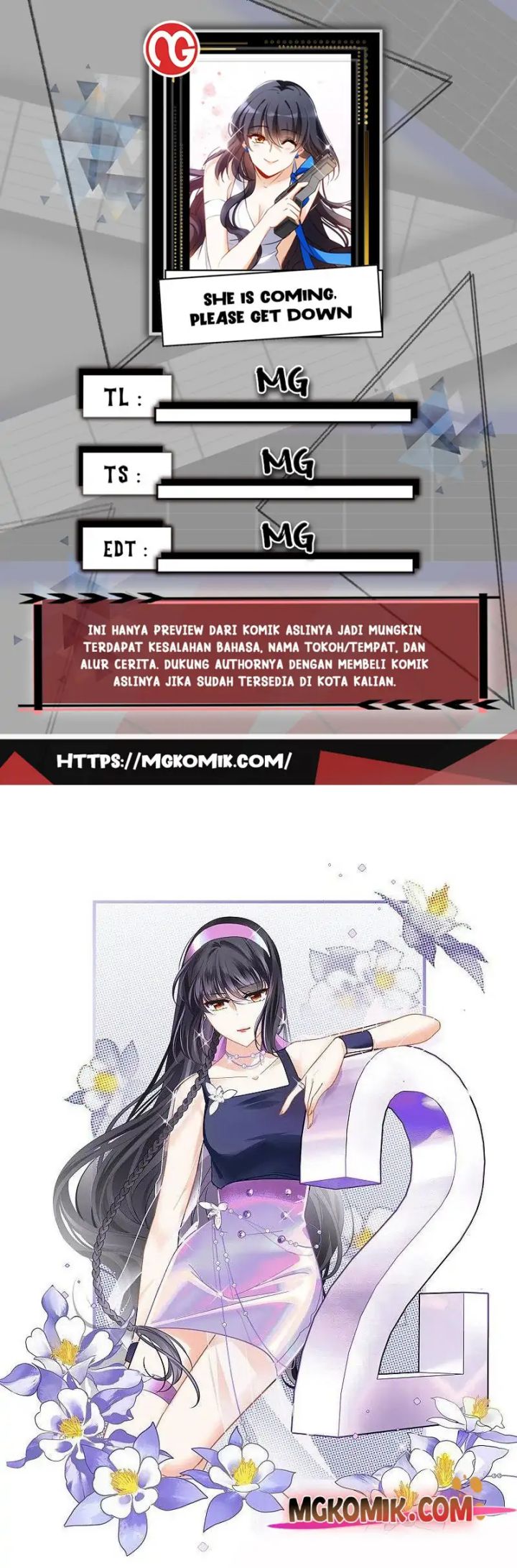 She Is Coming, Please Get Down! chapter 81.1 halaman 1