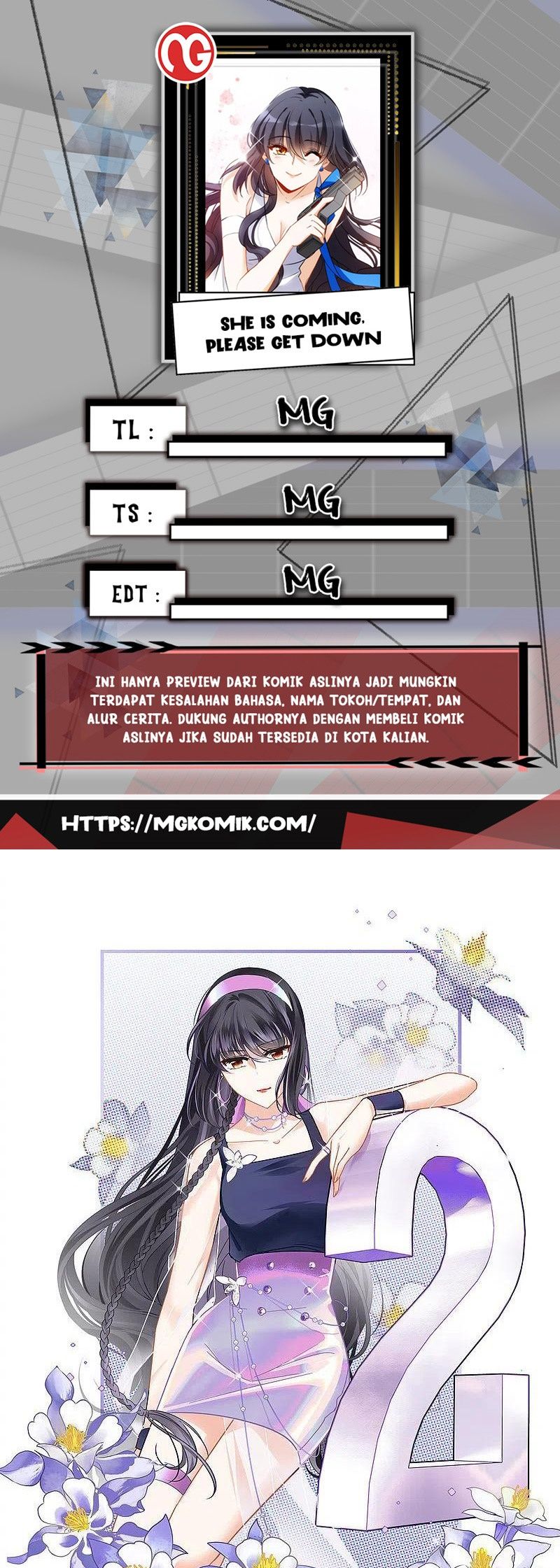 She Is Coming, Please Get Down! chapter 82.2 halaman 1