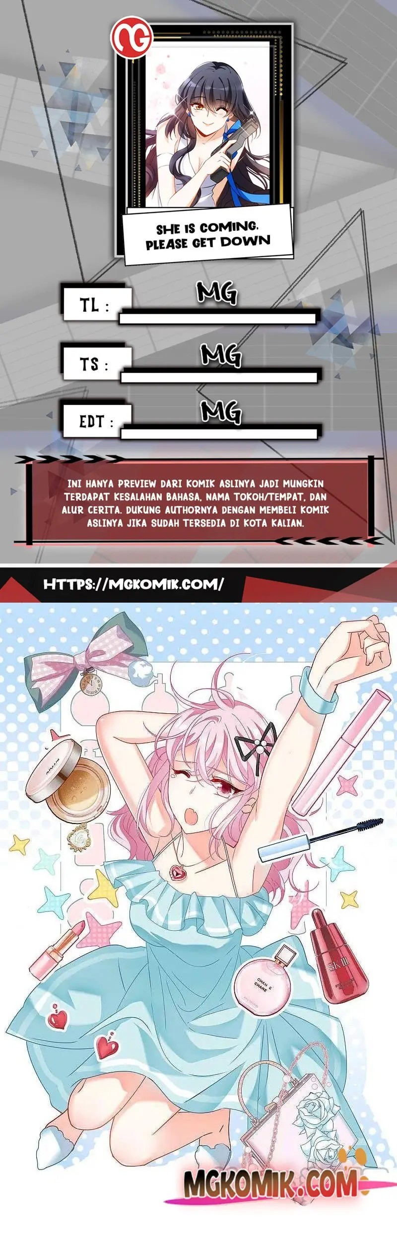 She Is Coming, Please Get Down! chapter 89.2 halaman 1