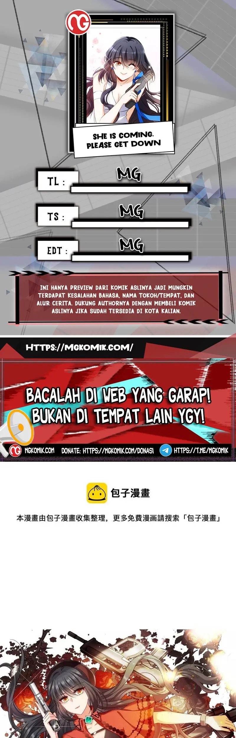 She Is Coming, Please Get Down! chapter 93.2 halaman 1