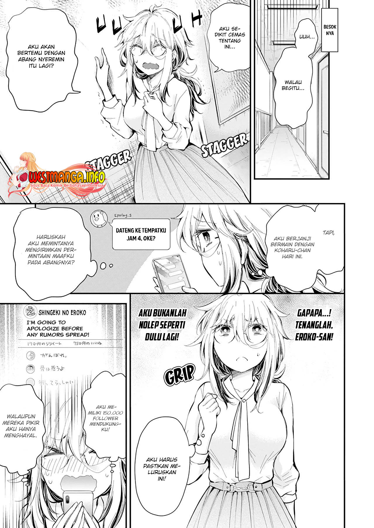 Shingeki no Eroko-san Bab 27 halaman 9