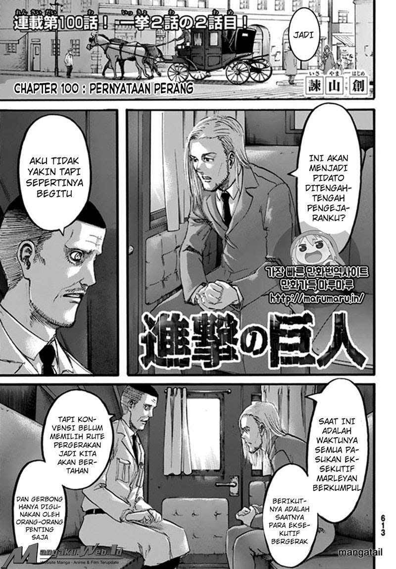 Shingeki no Kyojin Bab 100 halaman 3
