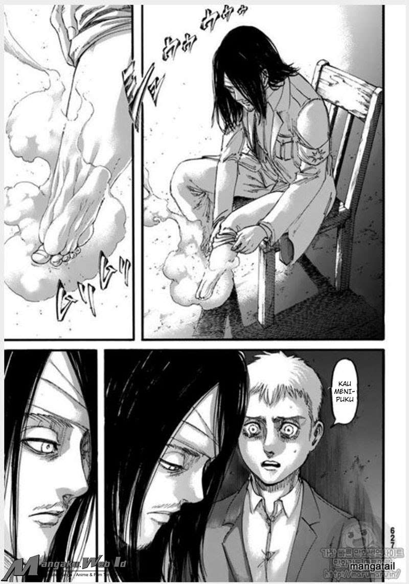 Shingeki no Kyojin Bab 100 halaman 17