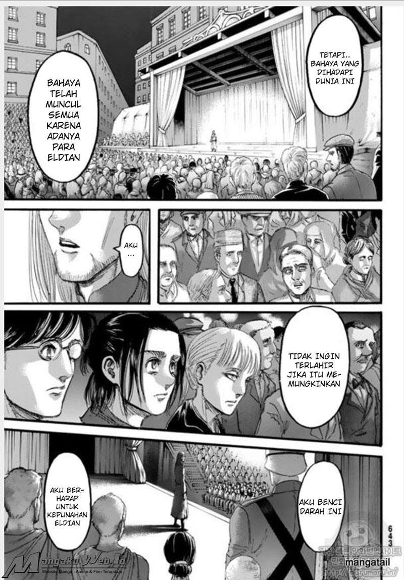 Shingeki no Kyojin Bab 100 halaman 34