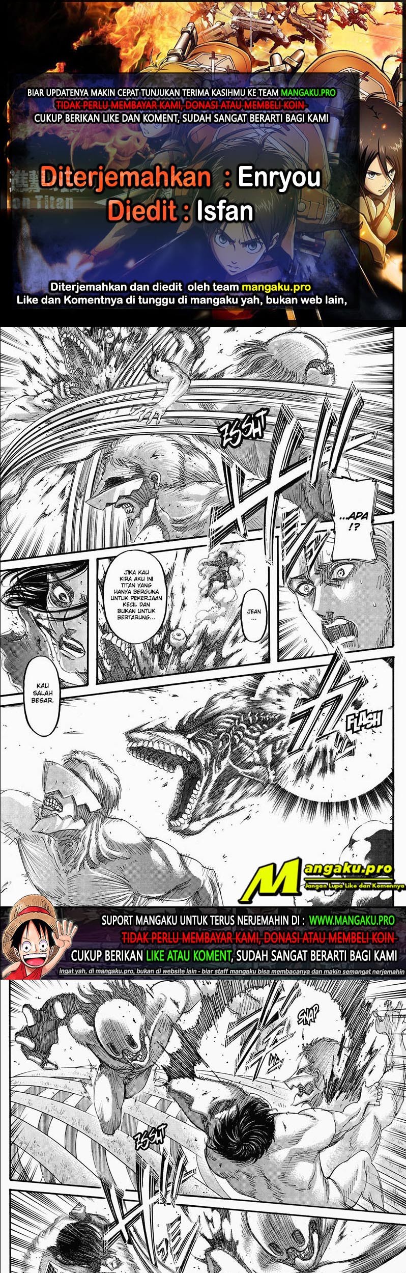 Shingeki no Kyojin Bab 136.2 halaman 1