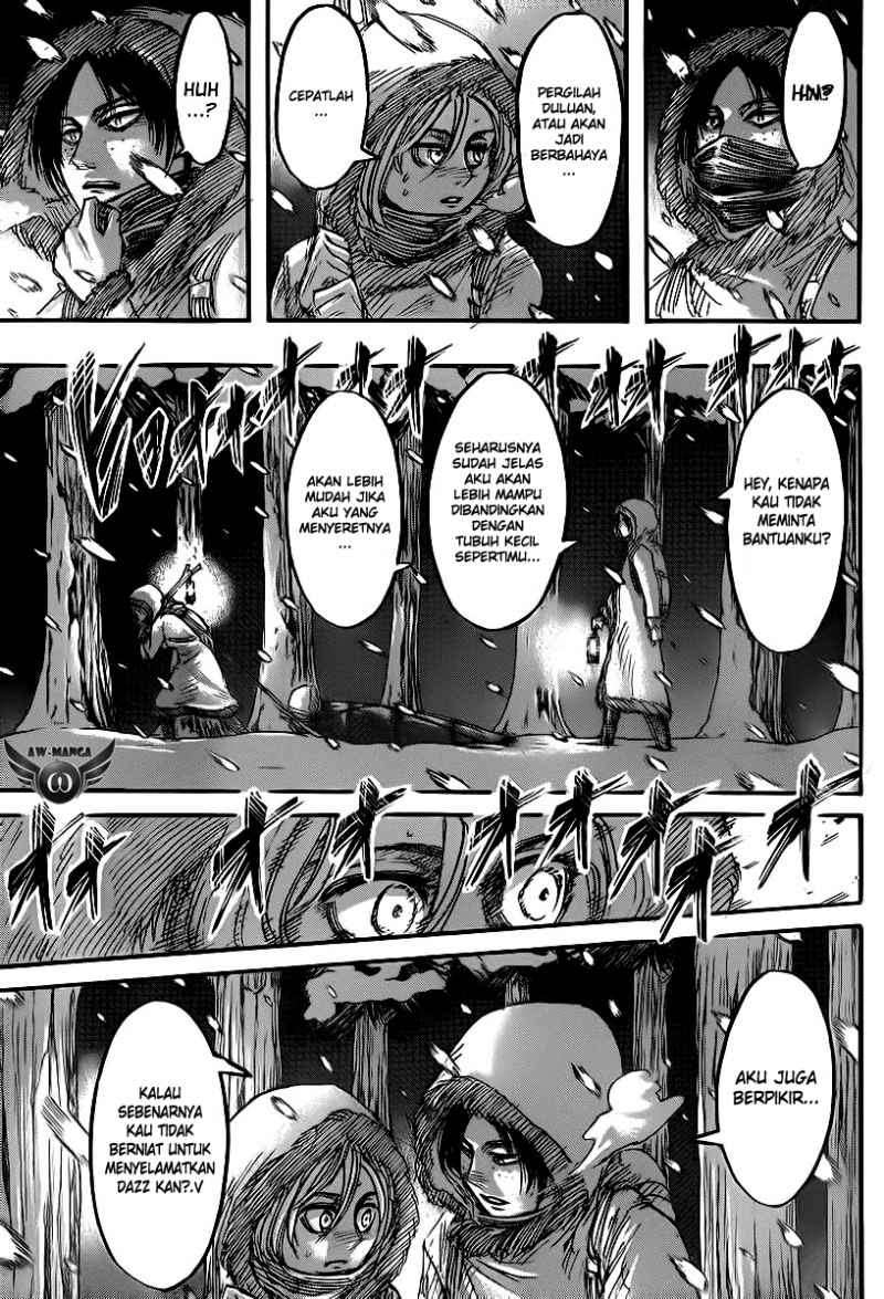 Shingeki no Kyojin Bab 40 halaman 23