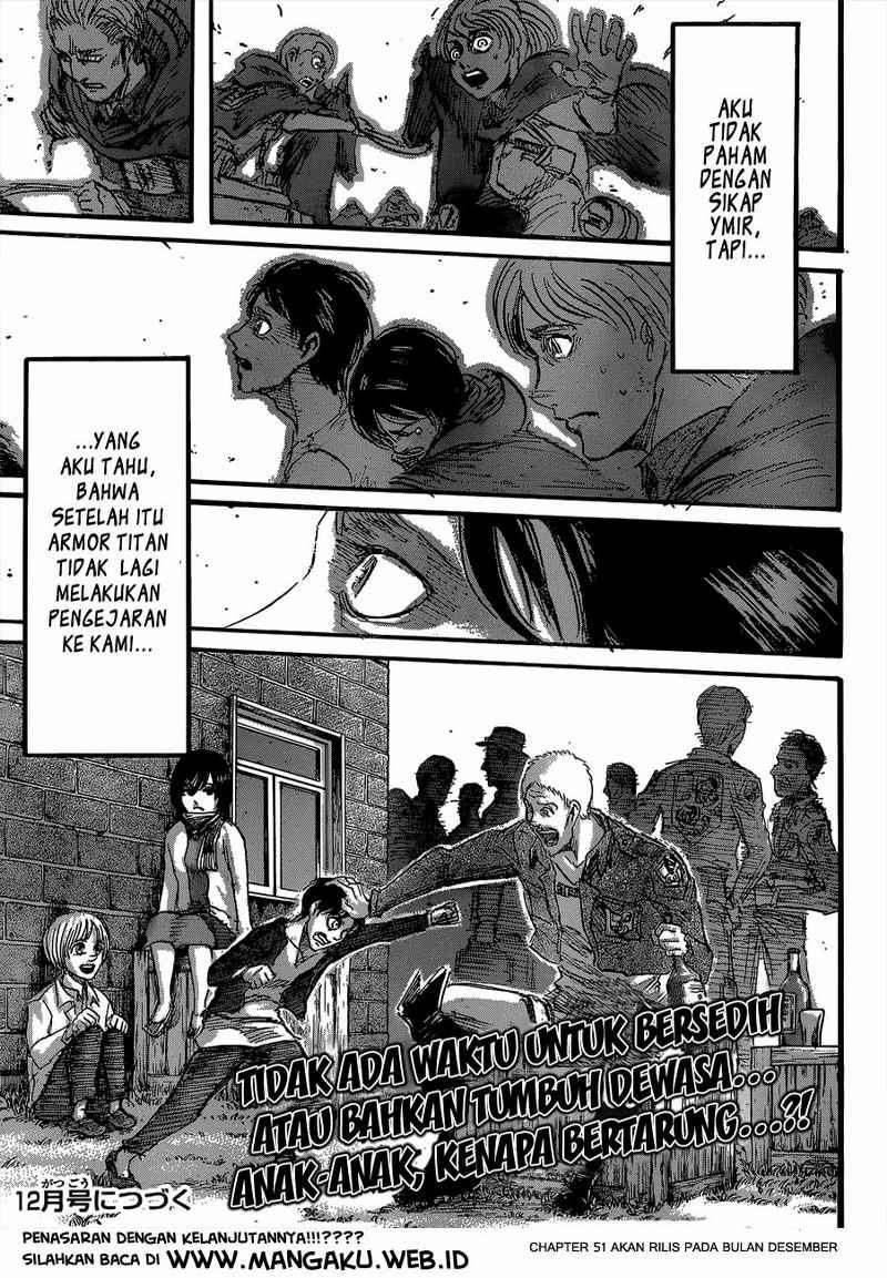 Shingeki no Kyojin Bab 50 halaman 45