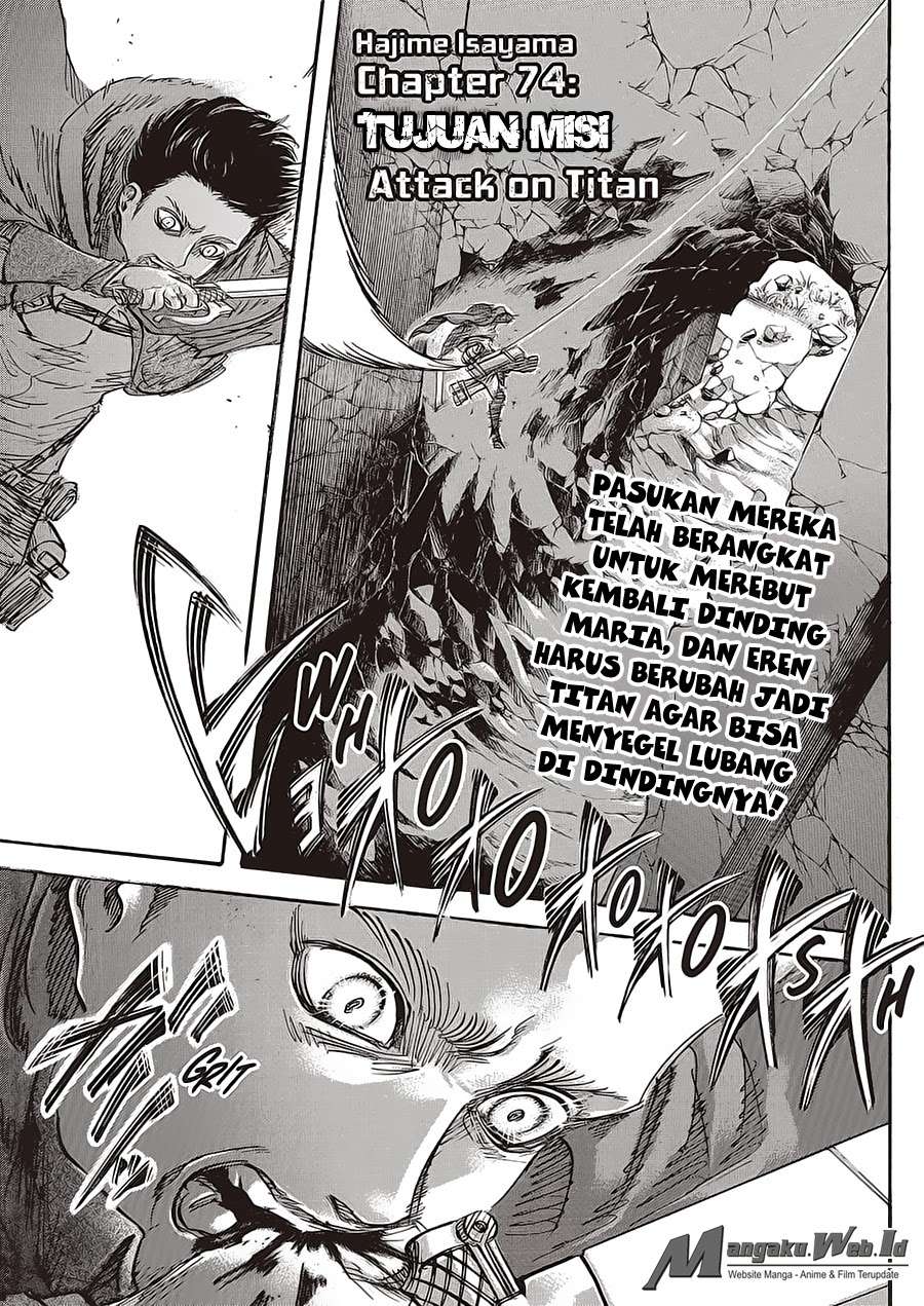 Shingeki no Kyojin Bab 74 halaman 1