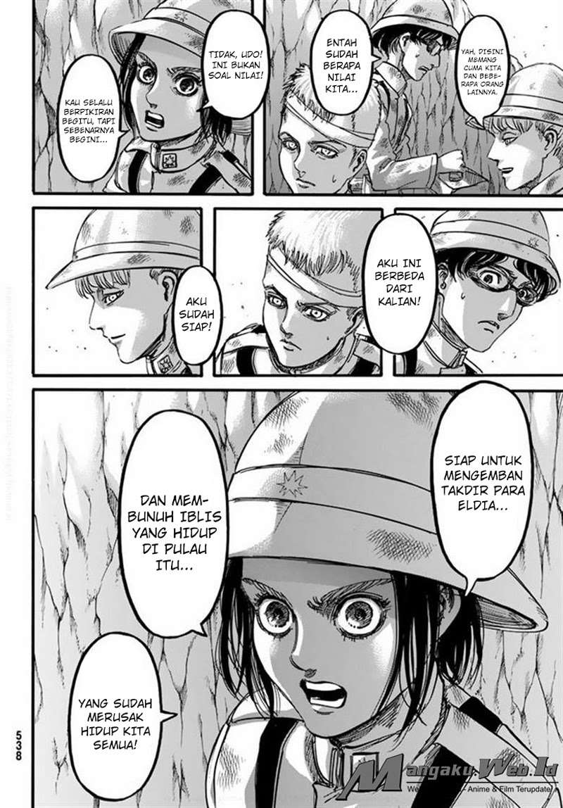 Shingeki no Kyojin Bab 91 halaman 19