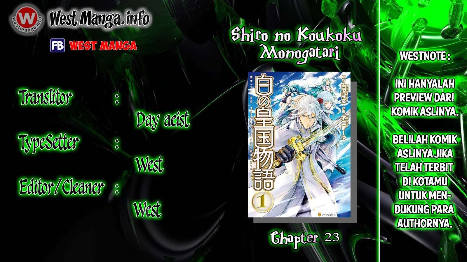 Shiro no Koukoku Monogatari Bab 23 halaman 2