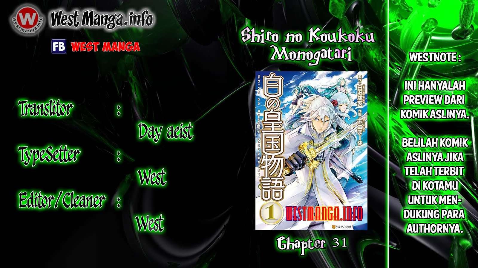 Shiro no Koukoku Monogatari Bab 31 halaman 20