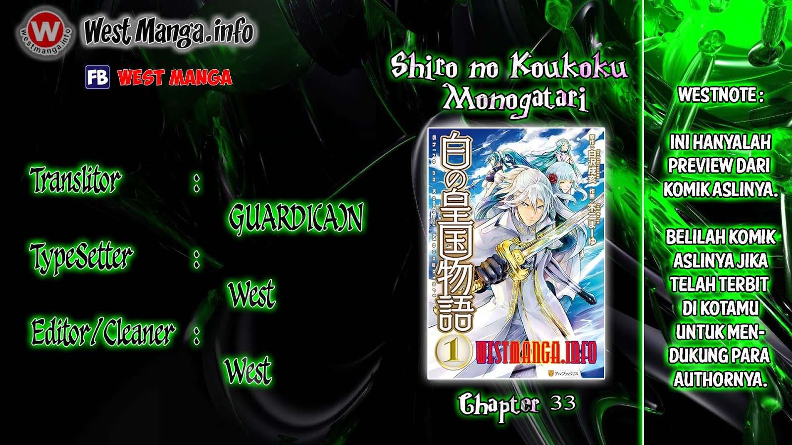 Shiro no Koukoku Monogatari Bab 33 halaman 2