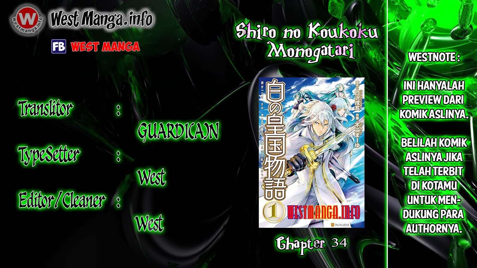 Shiro no Koukoku Monogatari chapter 34 halaman 2