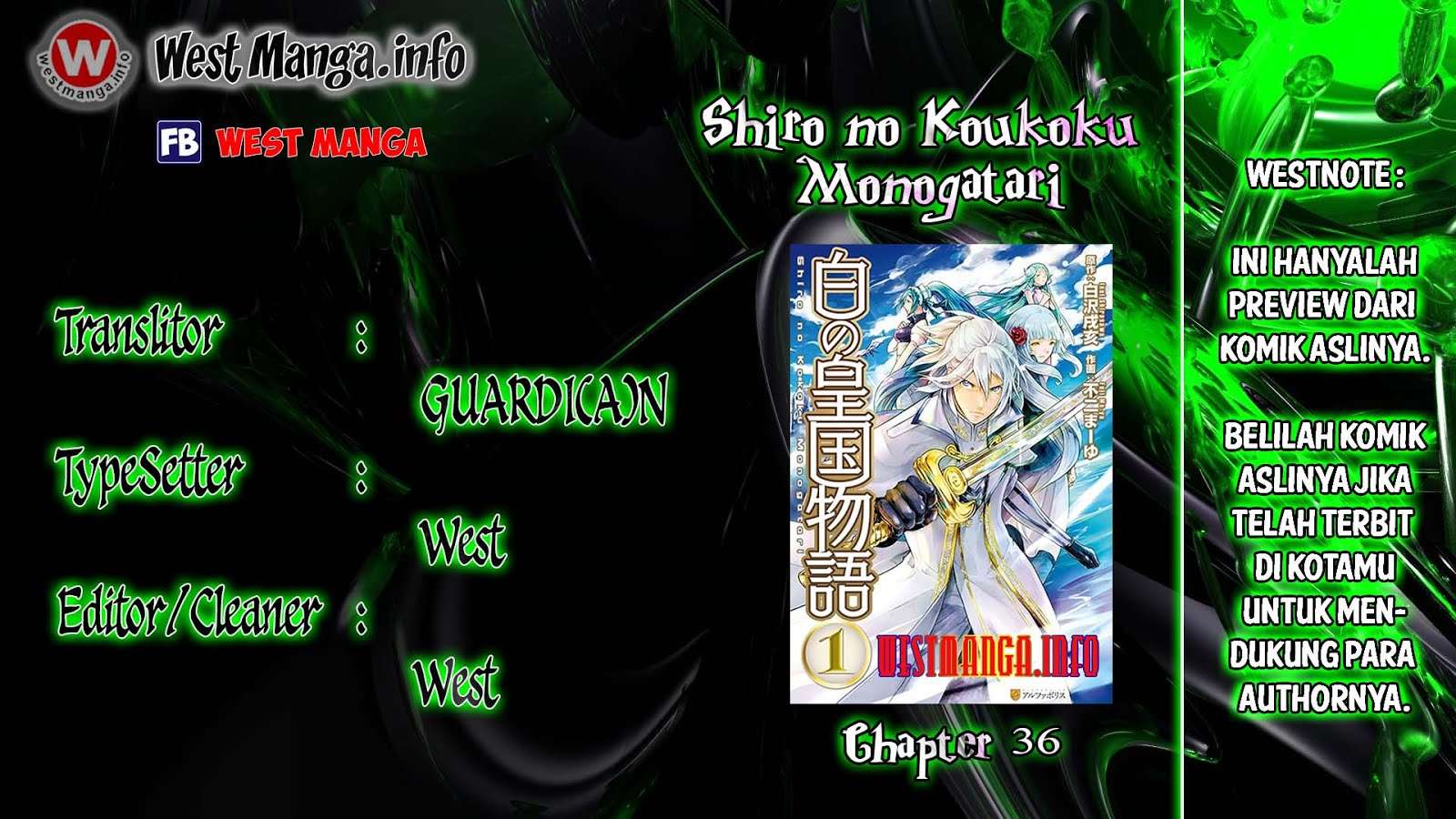 Shiro no Koukoku Monogatari Bab 36 halaman 2