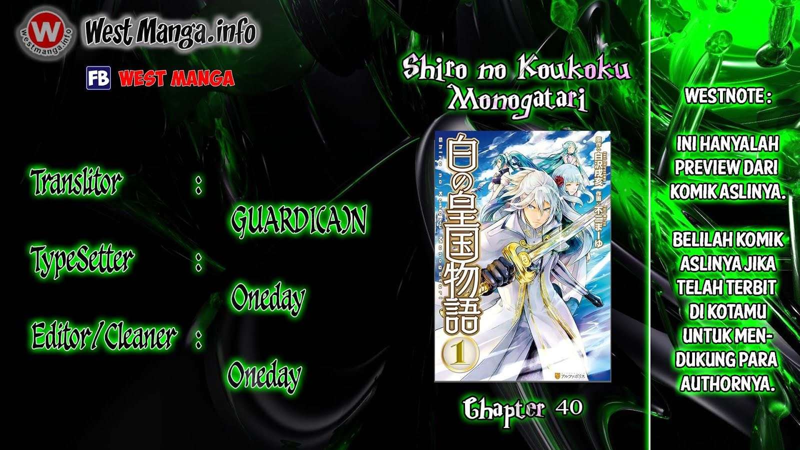 Shiro no Koukoku Monogatari chapter 40 halaman 2