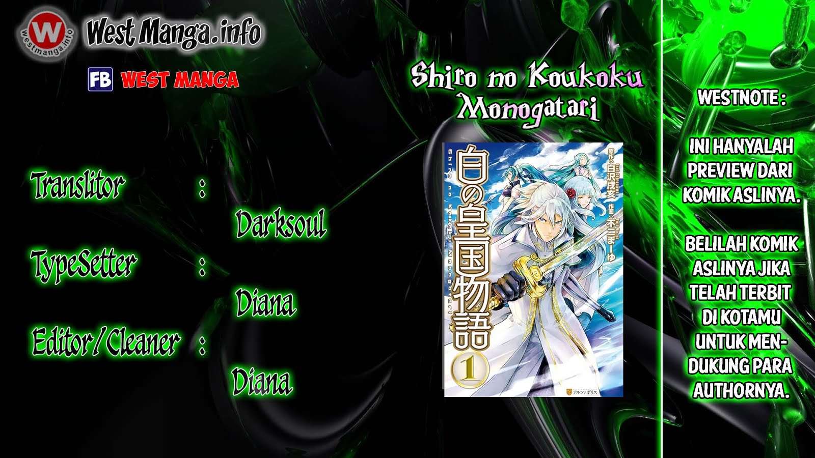 Shiro no Koukoku Monogatari Bab 48 halaman 1